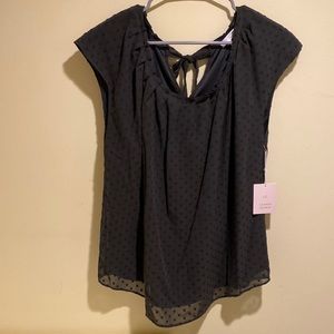 Lauren Conrad Black Summer Top